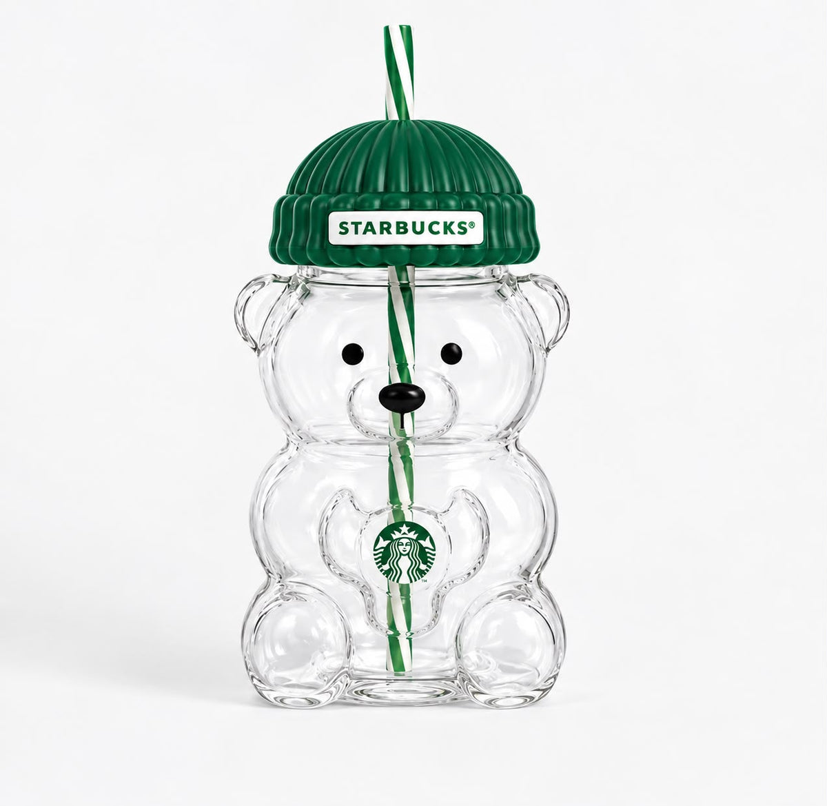 2025 Glass Starbucks Bearista Bear Cold Cup Holiday Limited Edition