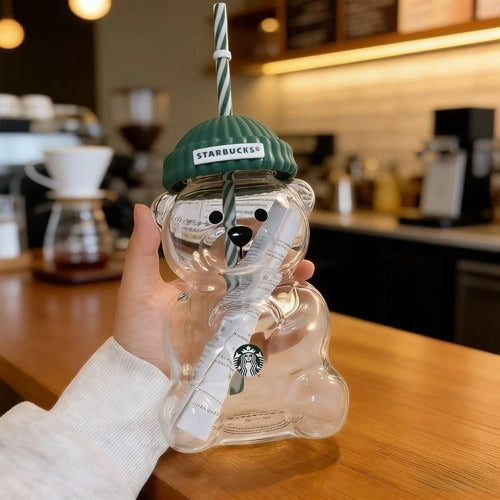 2025 Glass Starbucks Bearista Bear Cold Cup Holiday Limited Edition