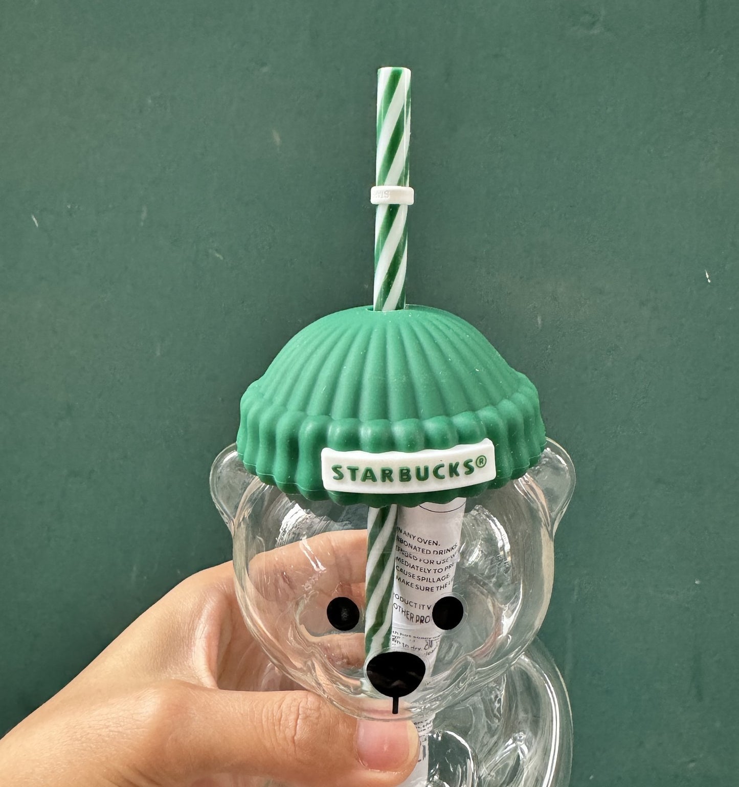 2025 Glass Starbucks Bearista Bear Cold Cup Holiday Limited Edition