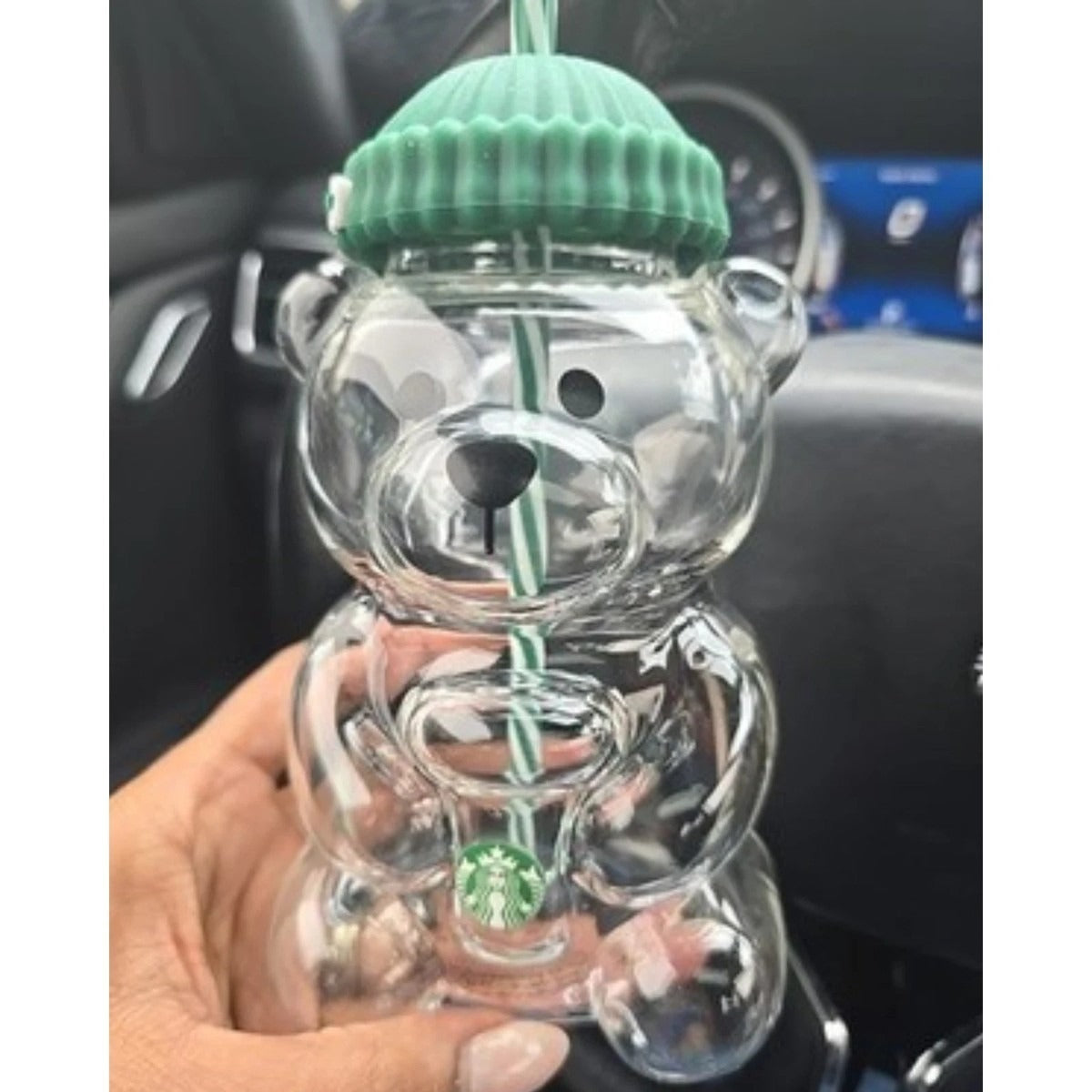 2025 Glass Starbucks Bearista Bear Cold Cup Holiday Limited Edition
