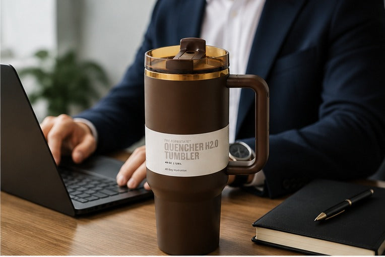 Stanley Quencher H2.0 FlowState Insulated Tumbler with Handle & Straw – Travel Cup