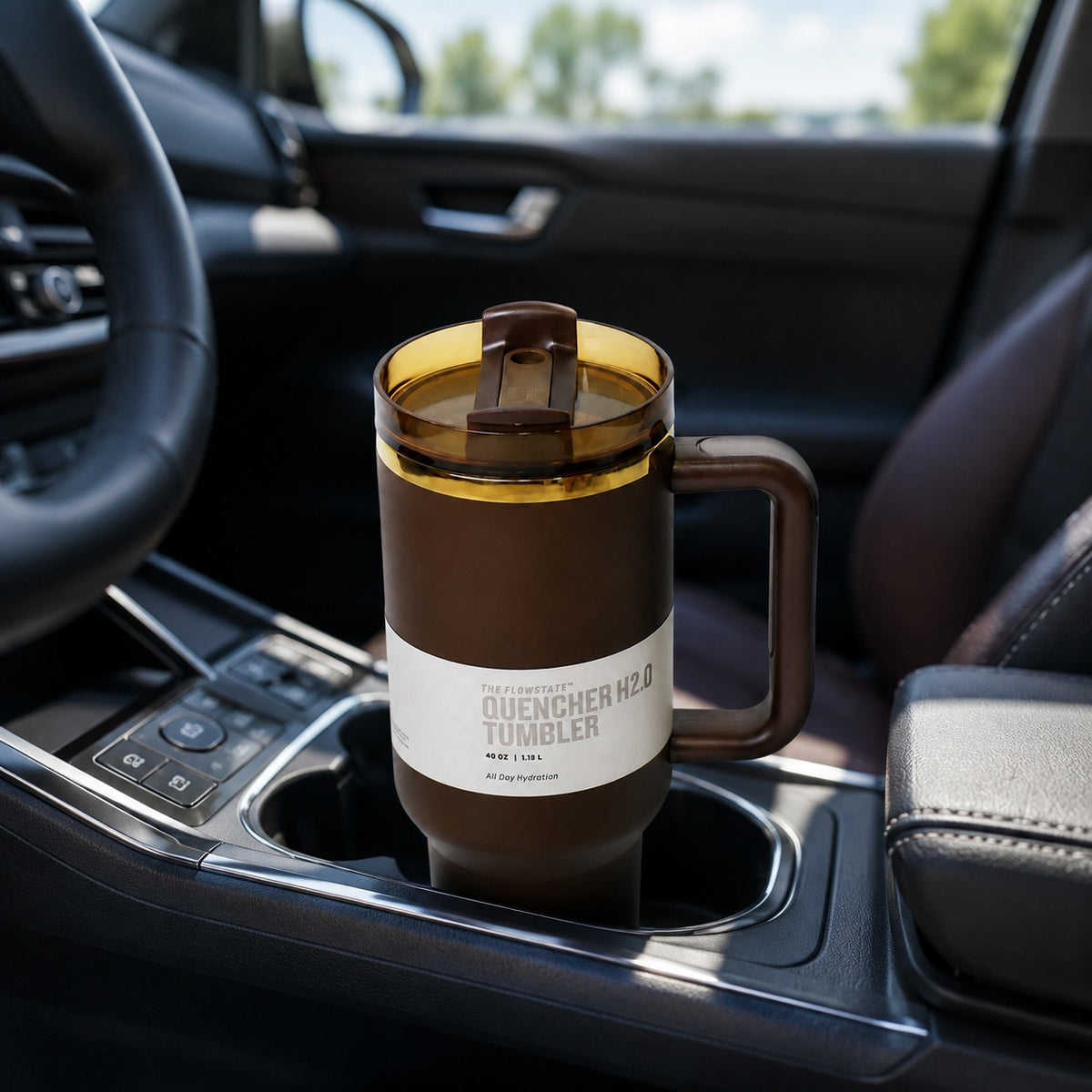 Stanley Quencher H2.0 FlowState Insulated Tumbler with Handle & Straw – Travel Cup