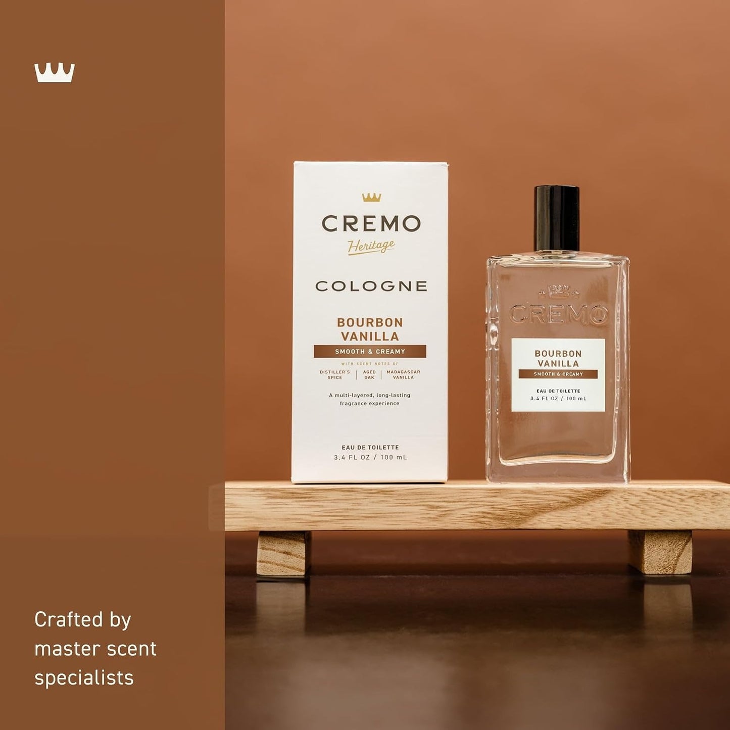 CREMO Bourbon Vanilla EDT 100ml for Men