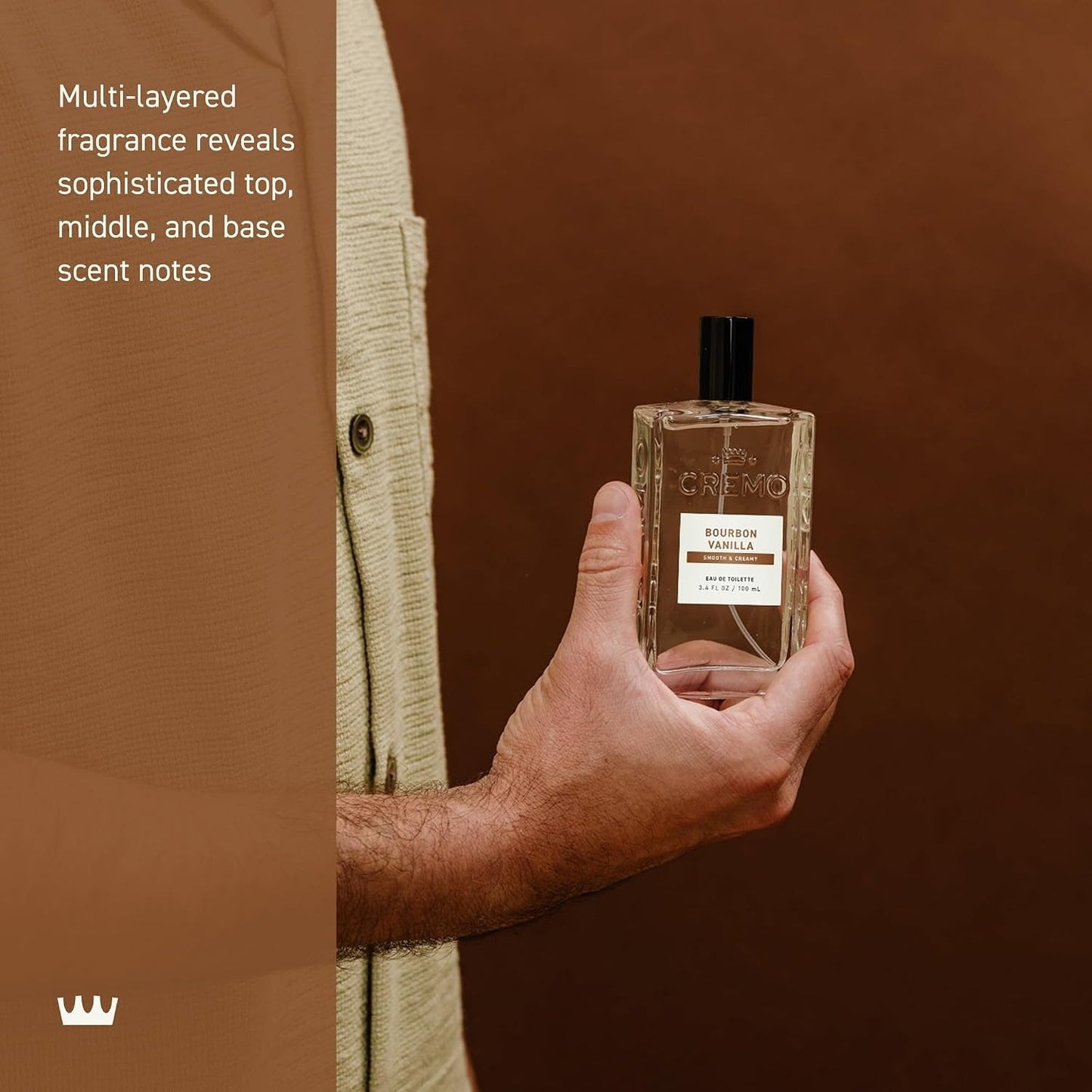 CREMO Bourbon Vanilla EDT 100ml for Men